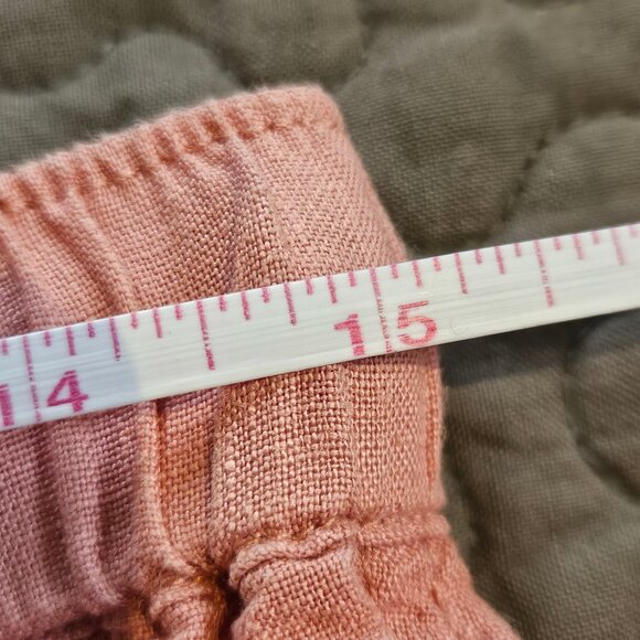 Cynthia Rowley Jogger-Style Linen Pants - Picture 3 of 8